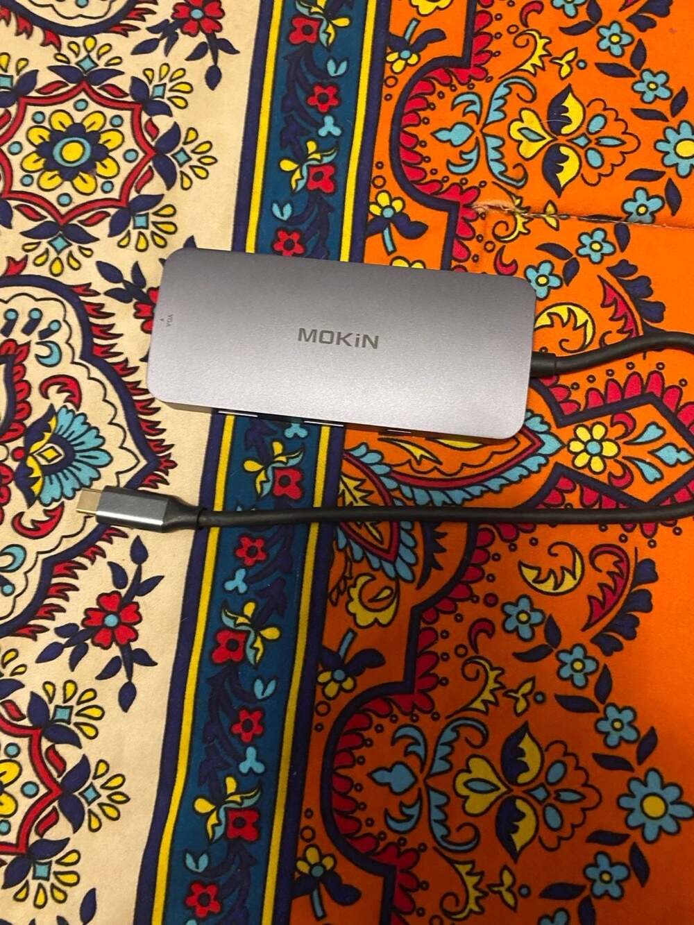 MOKiN MOUC0516 USB-C 7-in-1 Multiport Hub with Dual HDMI, VGA, and USB Ports